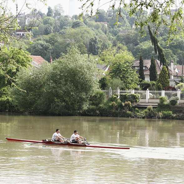 Découverte de l'aviron sur la Marne