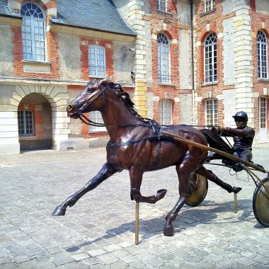 statue musee trot cheval chateau grosbois