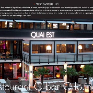 QUAI EST : Restaurant Bar Lounge