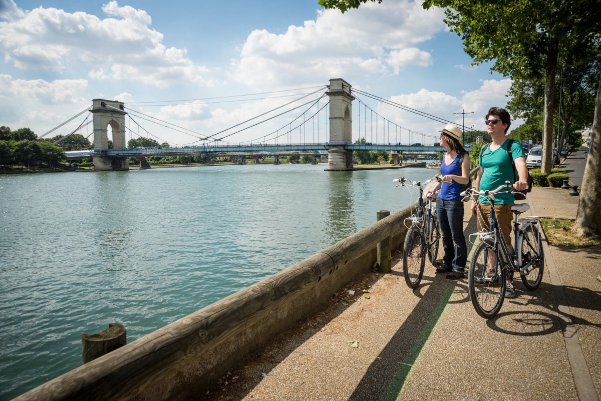 Randonnée bords de Seine à vélo