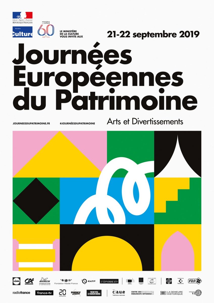 affiche journee patrimoine 2019