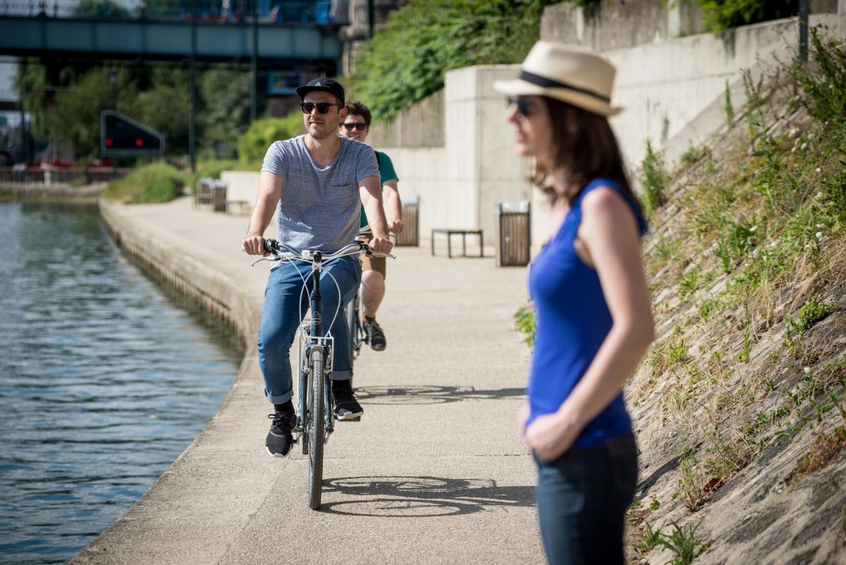 A vélo sur les bords de Marne
