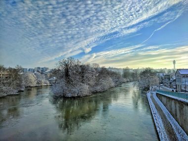 Bords de Marne sous la neige