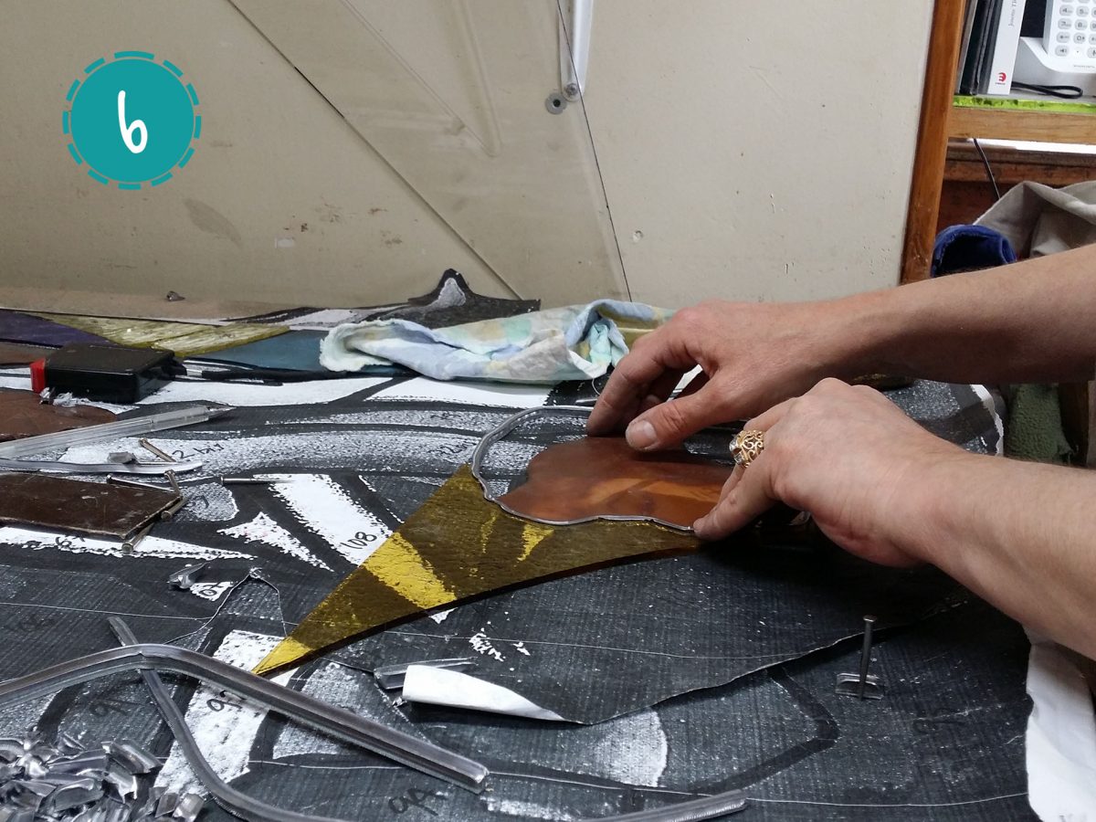 Atelier de mosaïque