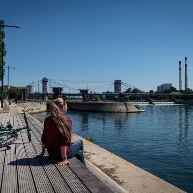 Balade à vélo sur les bords de Seine