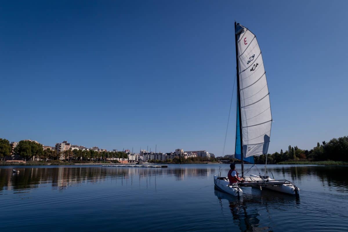 Voile à l'Île de Loisirs de Créteil
