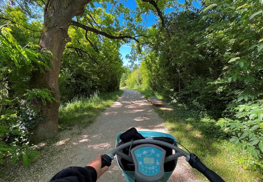 Balade à vélo sur la Végétale