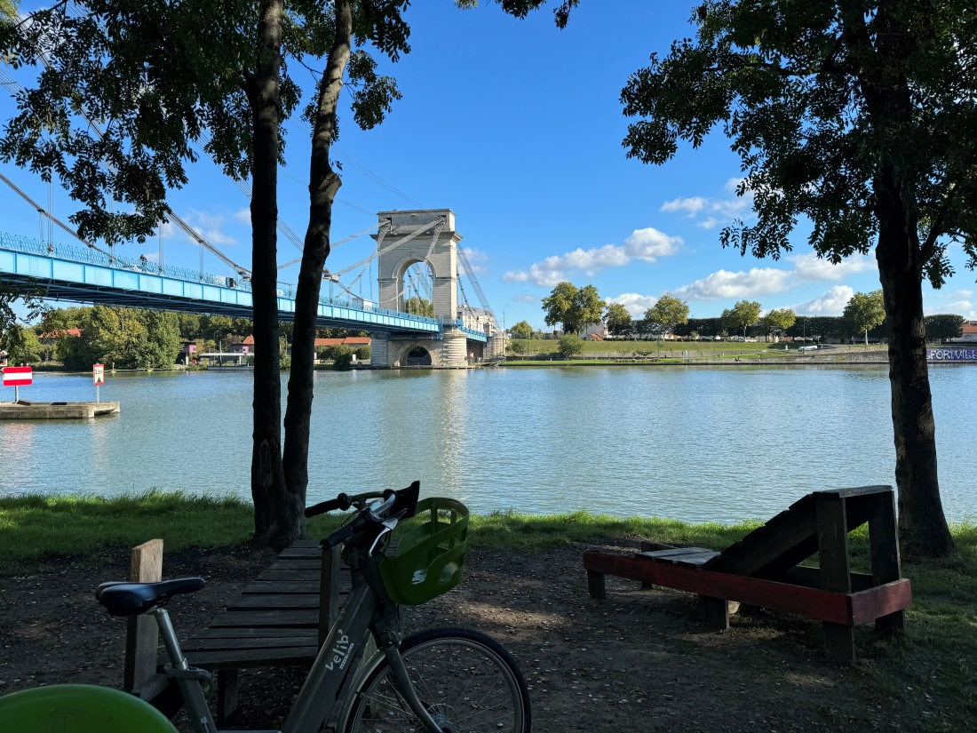 Vue sur le Pont du Port à l'Anglais de Vitry-sur-Seine depuis la Scandibérique