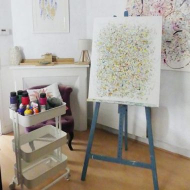 Atelier Création-bien-être  dans l’atelier d’artiste Anne-Sophie Fratello