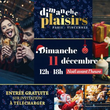 Dimanche Plaisirs 11 décembre : Noël en Avance à l’Hippodrome Paris-Vincennes !