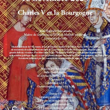 Conférence : Charles V et la Bourgogne
