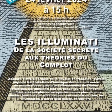 Conférence : Les Illuminati, de la société secrète aux théories du complot