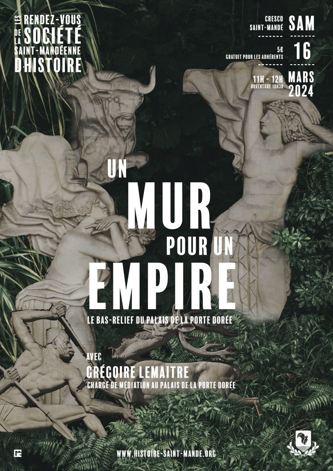 Conférence  » Un mur pour un empire : le bas-relief du Palais de la Porte Dorée «  - 0