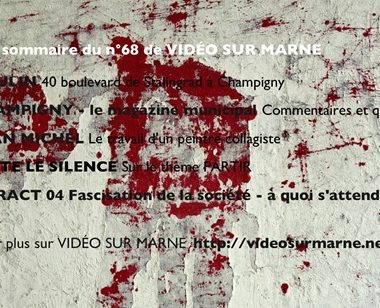 PROJECTION/DÉBAT n°68 de VIDÉO SUR MARNE