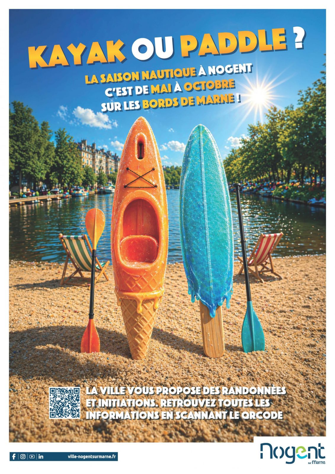 Randos-nautiques Paddle et Kayak – L&rsquo;été à Nogent