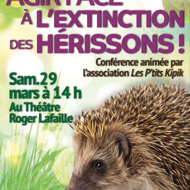 Conférence : Agir face à l’extinction des Hérissons !