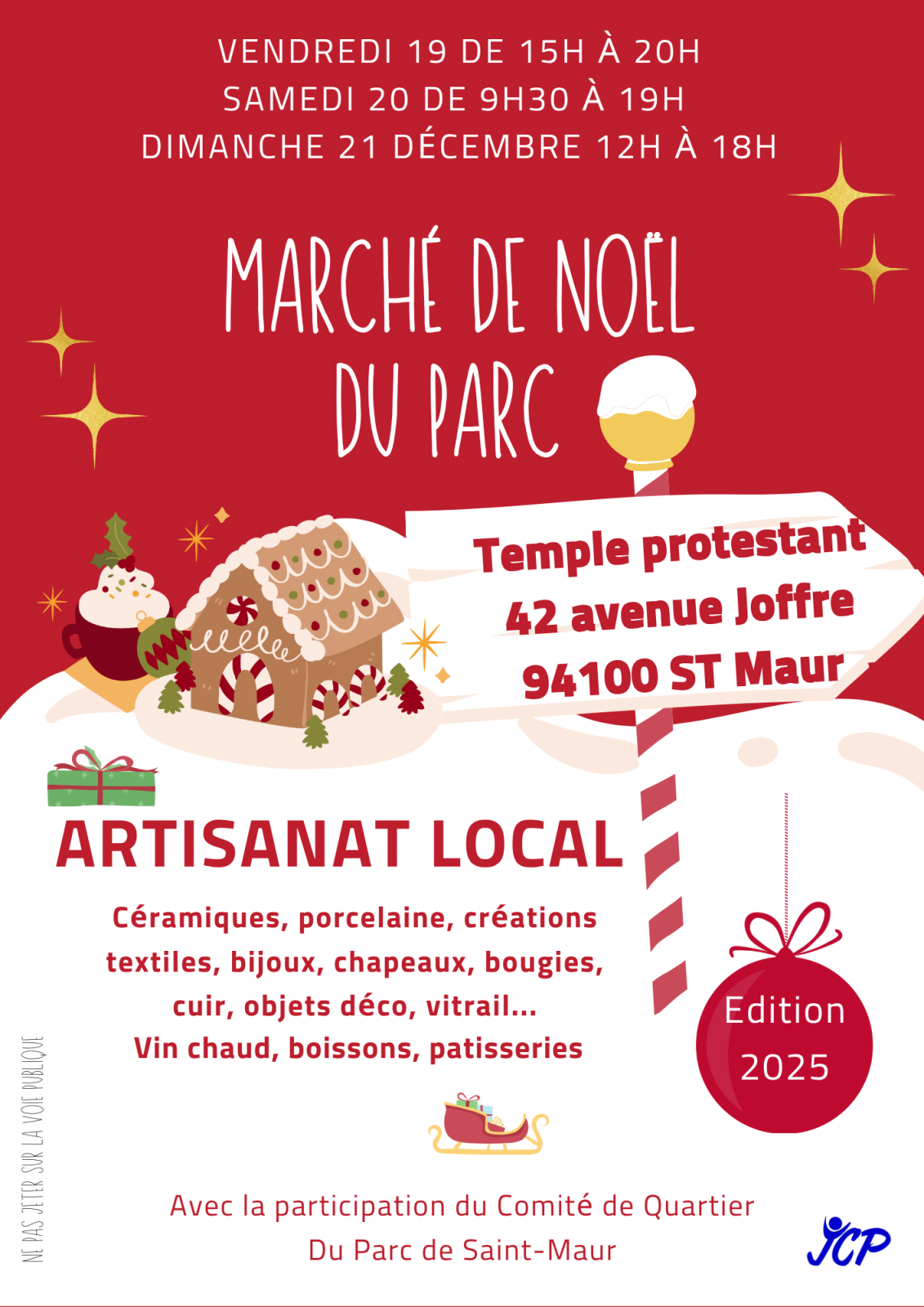 Marché de Noël des artisans locaux de Saint-Maur
