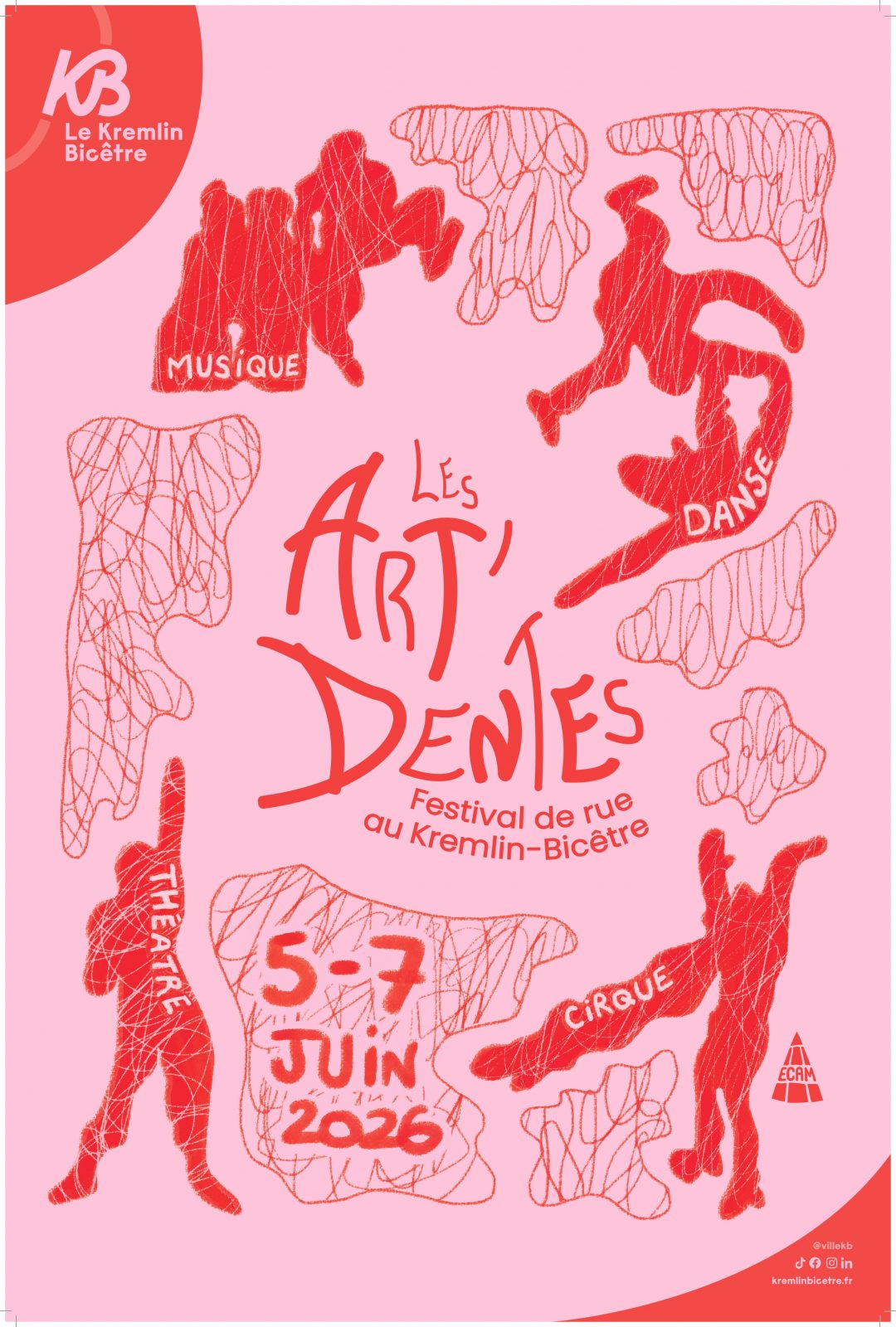Les Art&rsquo;dentes – Festival d&rsquo;Arts de Rue au KB