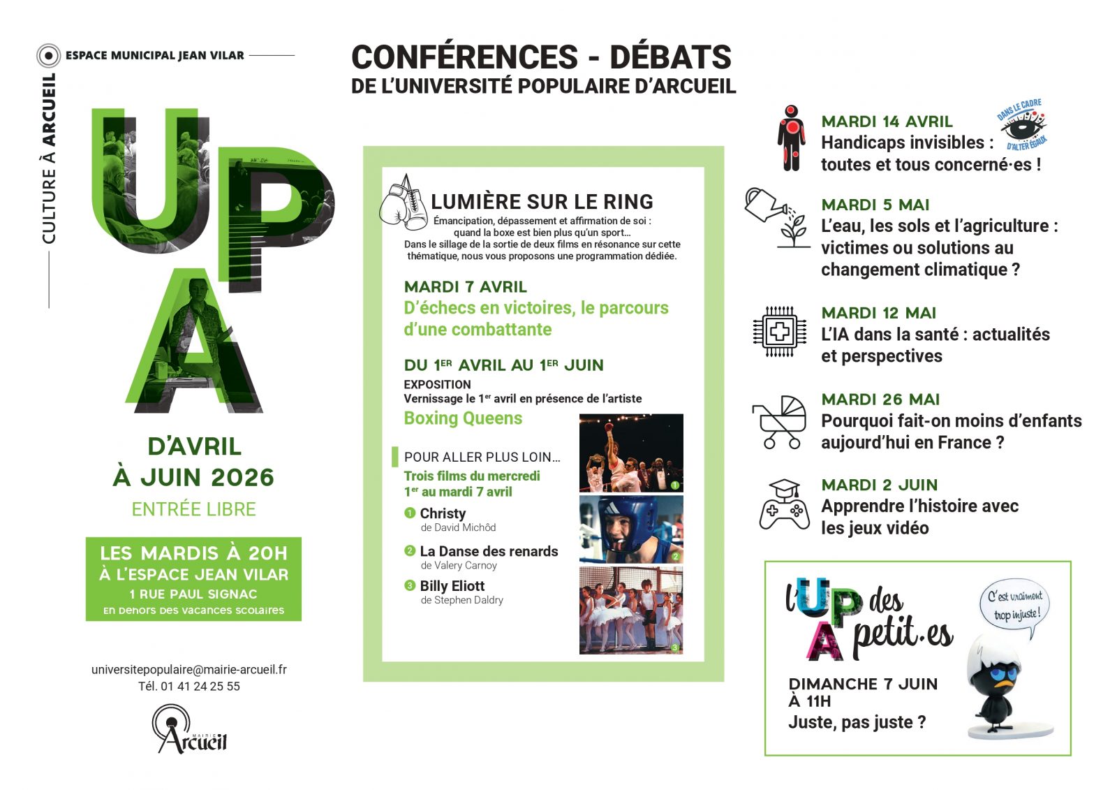 Conférence « D’échecs en victoires, le parcours d’une combattante »