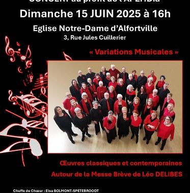 CONCERT DU CHOEUR MONTAIGUT DE CRETEIL au profit de l’APEHDia