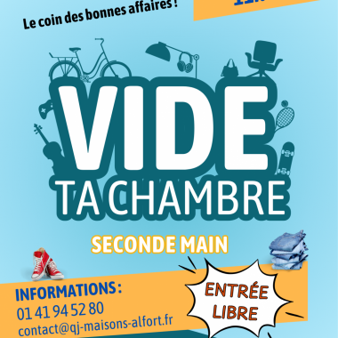 VIDE TA CHAMBRE Vide greniers spécial jeunes