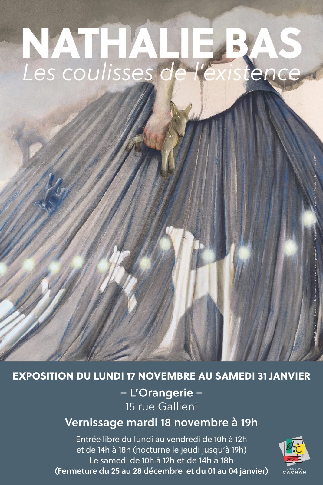 Exposition Les coulisses de l’existence de Nathalie Bas