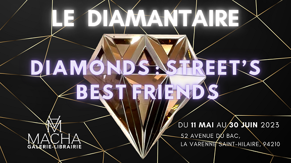 Exposition du Diamantaire DIAMONDS : STREET’S BEST FRIENDS chez Macha Galerie - 0