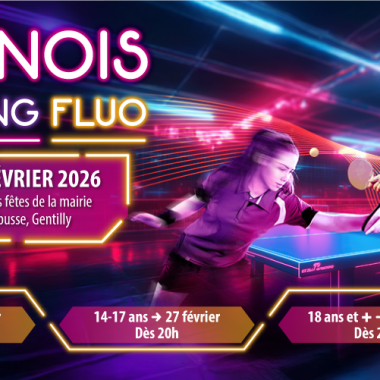 Tournois ping-pong fluo