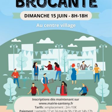Brocante à Santeny