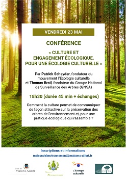 Conférence « Culture et engagement écologique. Pour une Écologie Culturelle »