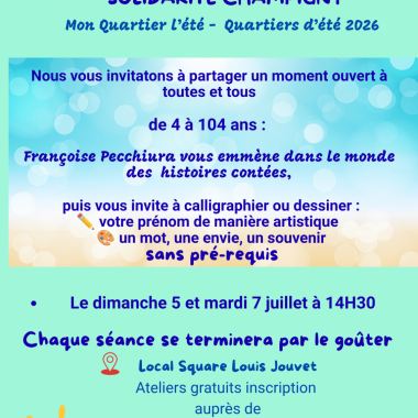 Mon Quartier l&rsquo;Eté –  Les Quartiers d&rsquo;été