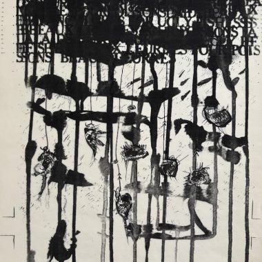 Exposition Collage, poésie, révolte, Cozette de Charmoy, à la Maison Nationale des Artistes