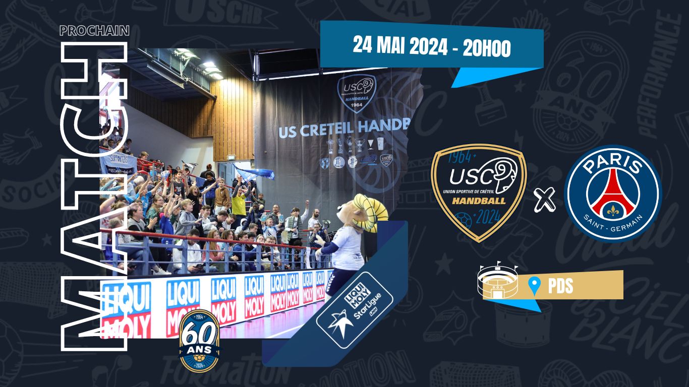 Handball : Derby Francilien au Palais des Sports Le 24 mai 2024