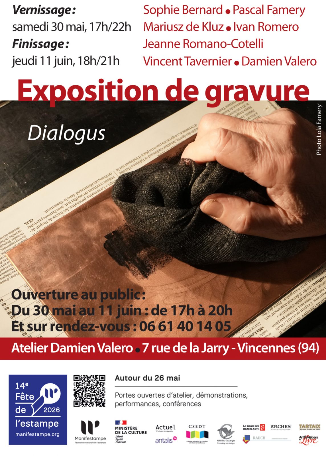 Exposition de gravure DIALOGUS