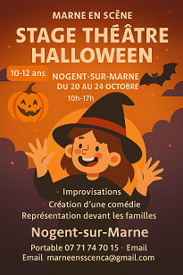 STAGE DE THEATRE SPECIAL HALLOWEEN