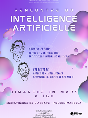 WE IA ; Rencontre avec Arnold Zephir et Fibretigre « Intelligences artificielles, miroirs de nos vies »
