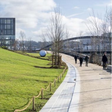 A la traversée du nouveau pont Seibert