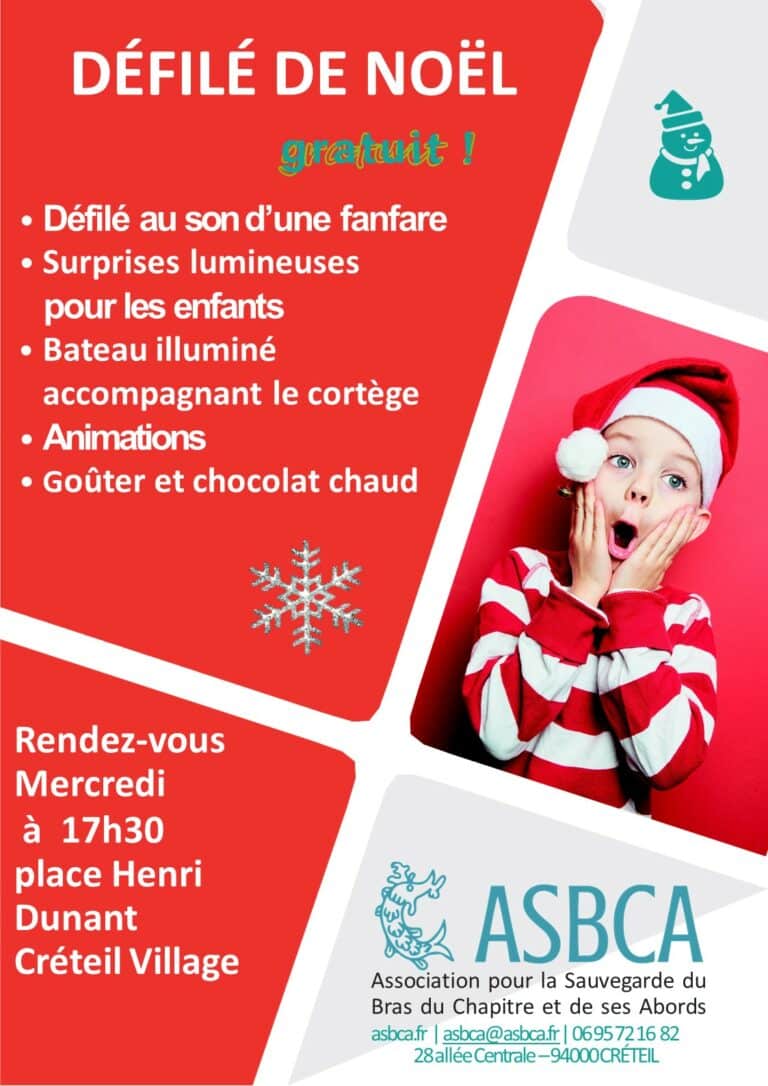 Défilé de Noël à Créteil