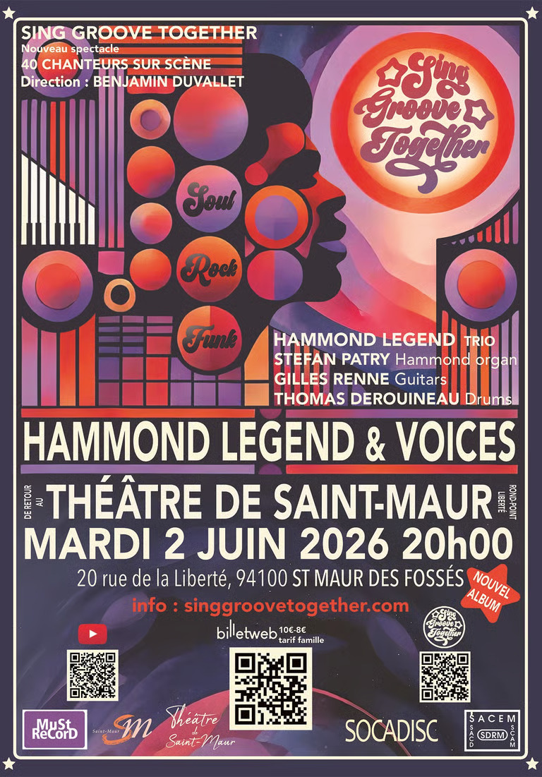 Concert de Sing Groove Together au théâtre de Saint-Maur