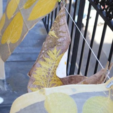 Atelier Ecoprint, initiation à l’impression végétale sur textile