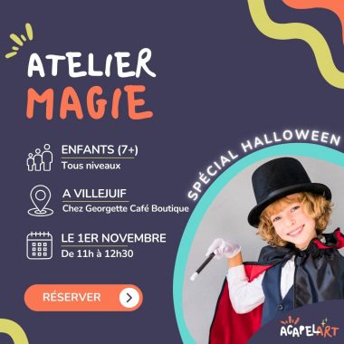 Atelier magie Halloween – Villejuif