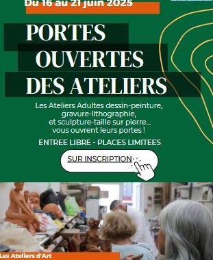PORTES OUVERTES ATELIERS D’ARTS PLASTIQUES DES ATELIERS D’ART
