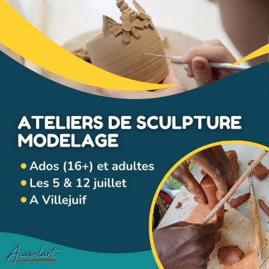 Ateliers de Sculpture Modelage à l’Argile Ados & Adultes