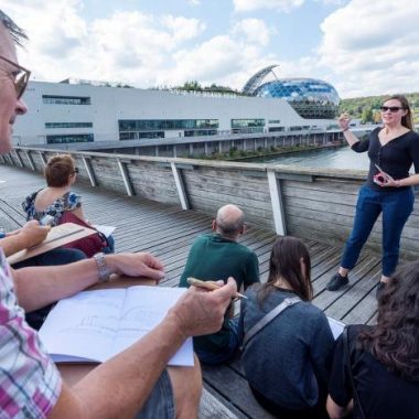 Balade dessinée : comprendre l’architecture du Quartier Ile Seguin- Rives de Seine