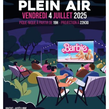 Ciné en plein air au PARC DE LA FONDATION DES ARTISTES