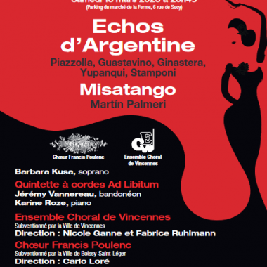 Echos d’Argentine – Concert à Boissy