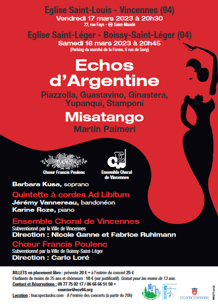 Echos d’Argentine – Concert à Vincennes - 0