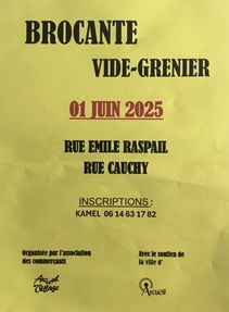 BROCANTE – VIDE GRENIER D’ARCUEIL