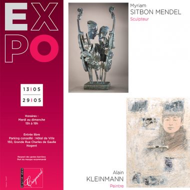 EXPOSITION Myriam Sitbon Mendel, sculpteur et Alain Kleinmann, peintre