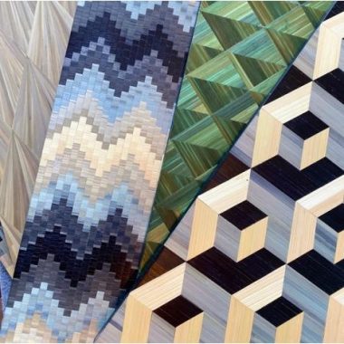 Démonstration de la marqueterie de paille par Marianne Leal